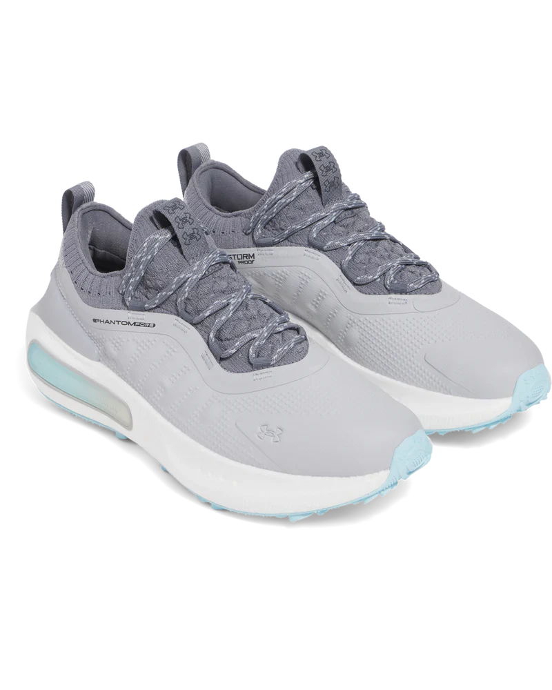 [3027876-0113] Under Armour Mens Golf Shoes | Phantom Fore | Grey-Blue (UK6)