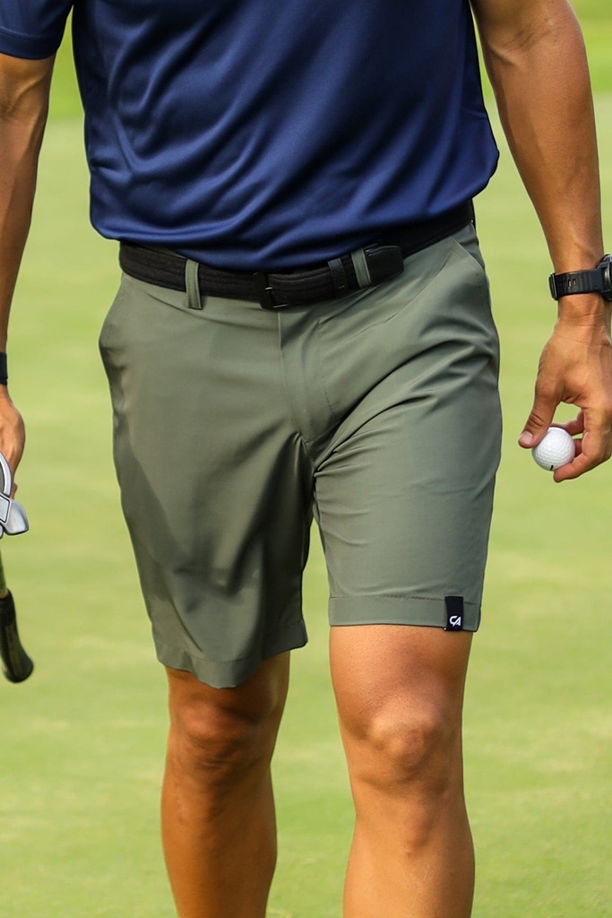 [SKUIQ295] Custom Apparel Men's Golf Shorts | Pure Motion | Fresh Olive (30)