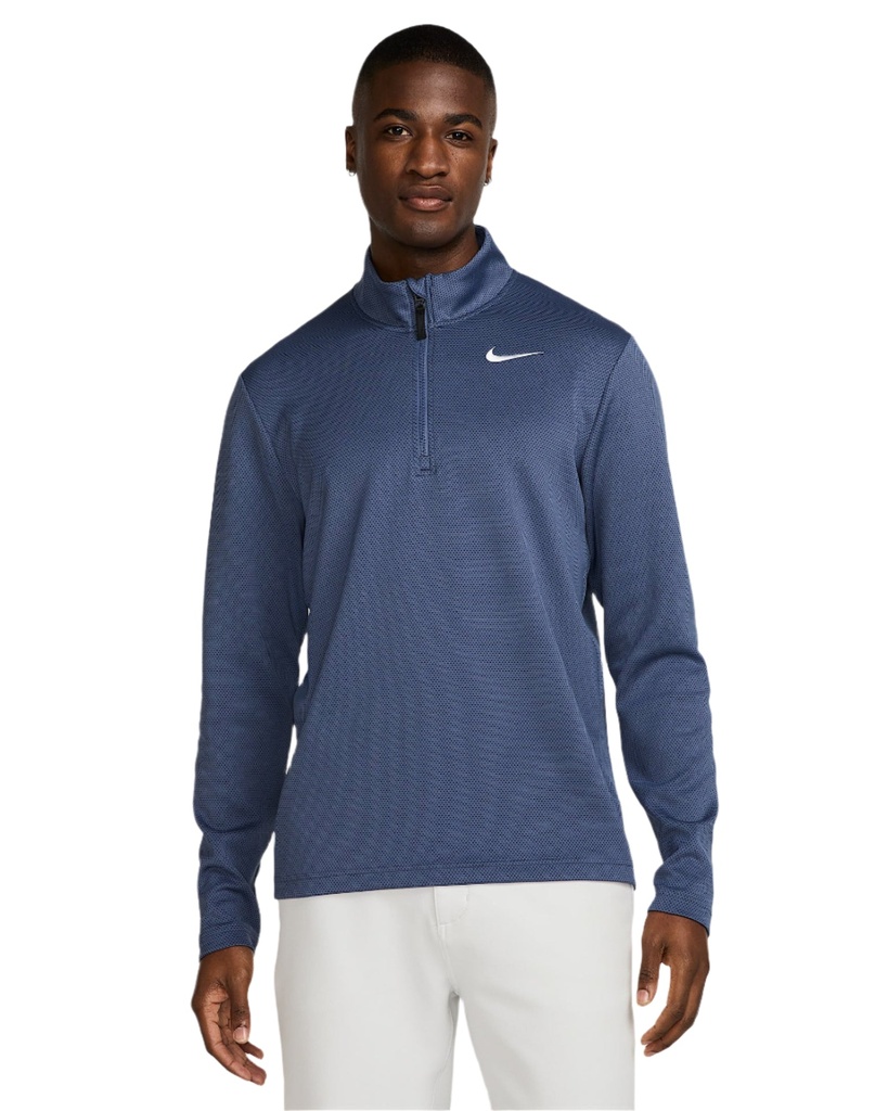 [FZ7462-491] Nike Men`s Golf Jacket 1/2 Zip | Victory Therma | Blue (S)