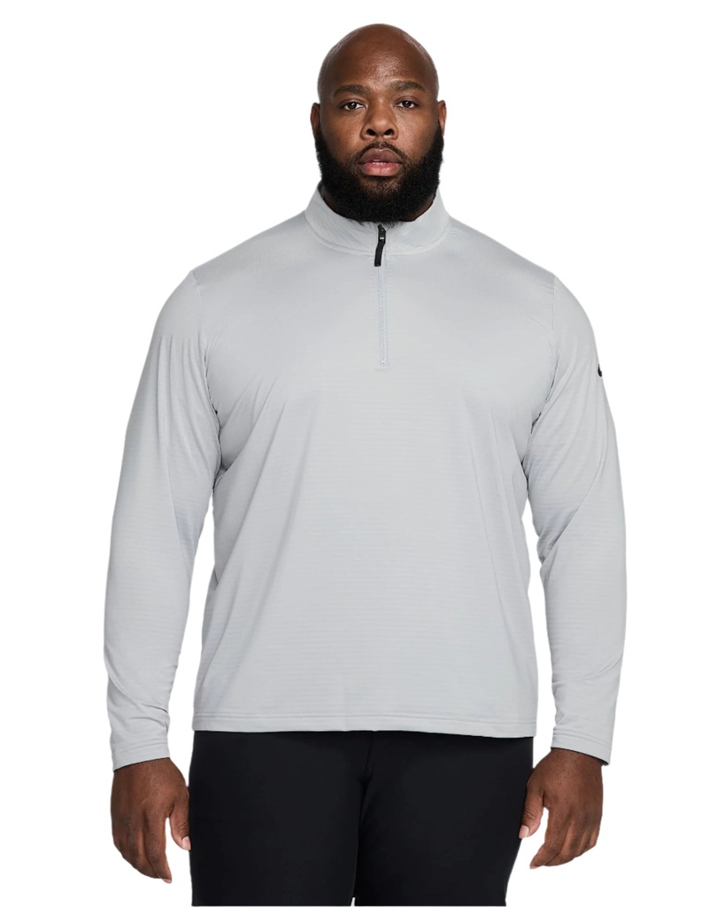 [FD5837-012] Nike Mens Golf Jacket 1-2 Zip | Victory | Wolf Grey-Black (S)
