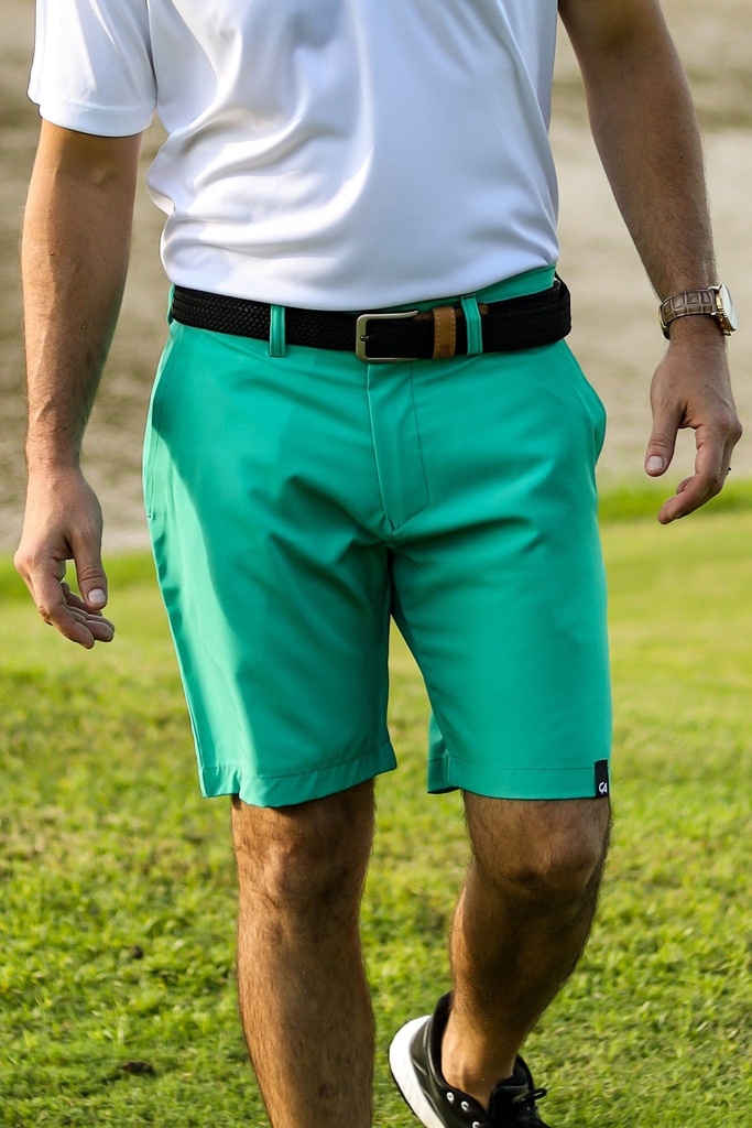 [92705354] Custom Apparel Men's Golf Shorts | Pure motion | Green Teal (30)