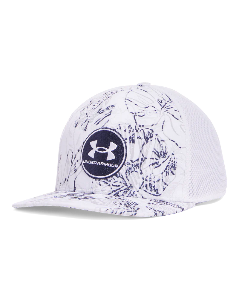 [1389887-1] Under Armour Men`s Chill Drive Low Stretch Fit Cap | White/Navy/Grey (L/XL)