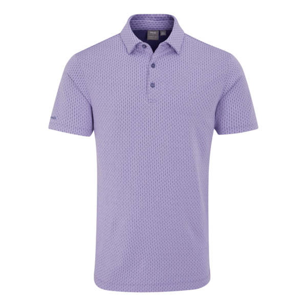 [20HER-PA-S] Ping Men's Golf Shirts | Hershel Polo | Purple Ash (S)