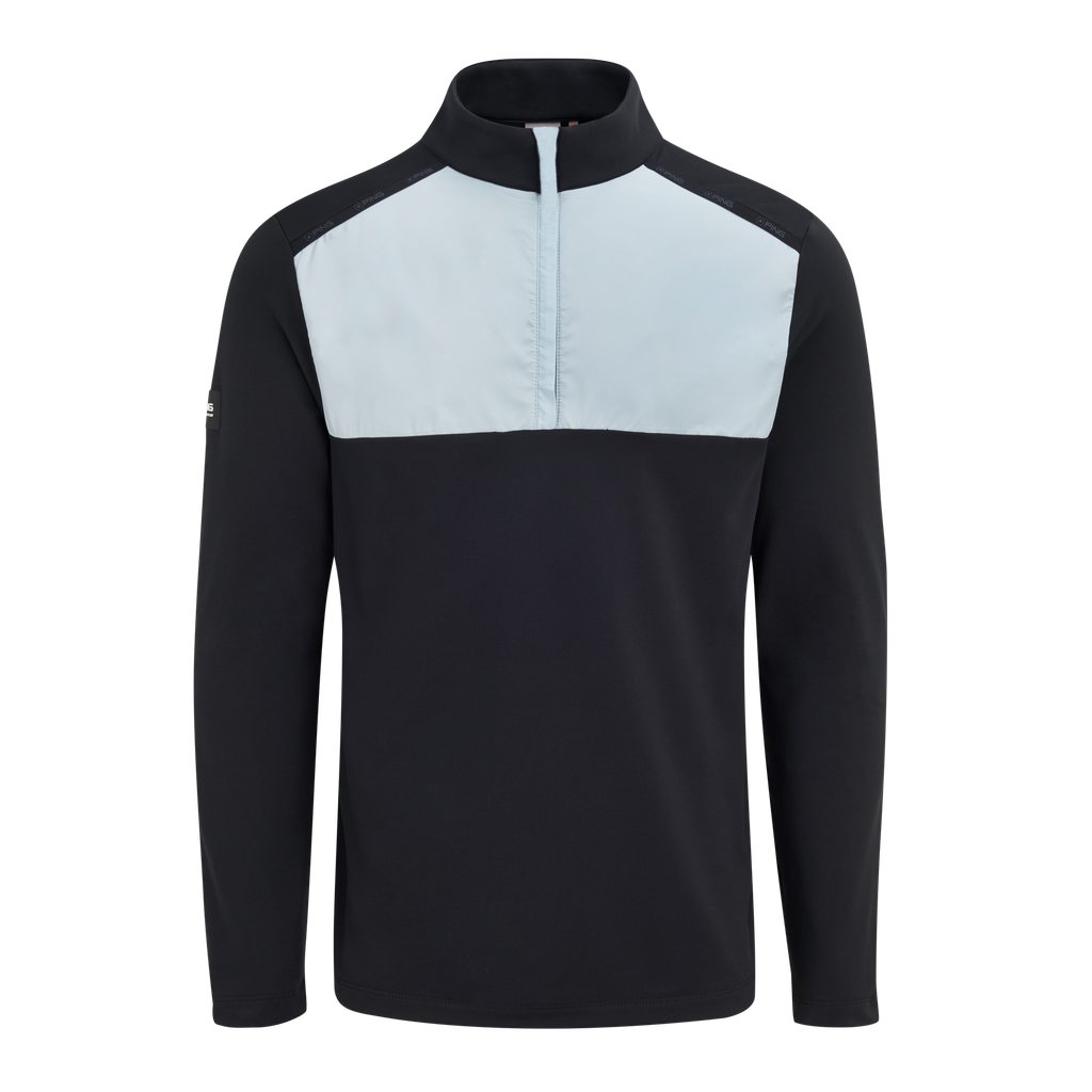 [20KEE-BG-S] Ping Mens Golf Outerwear | Keeton Midlayer | Black Pearl Grey (S)