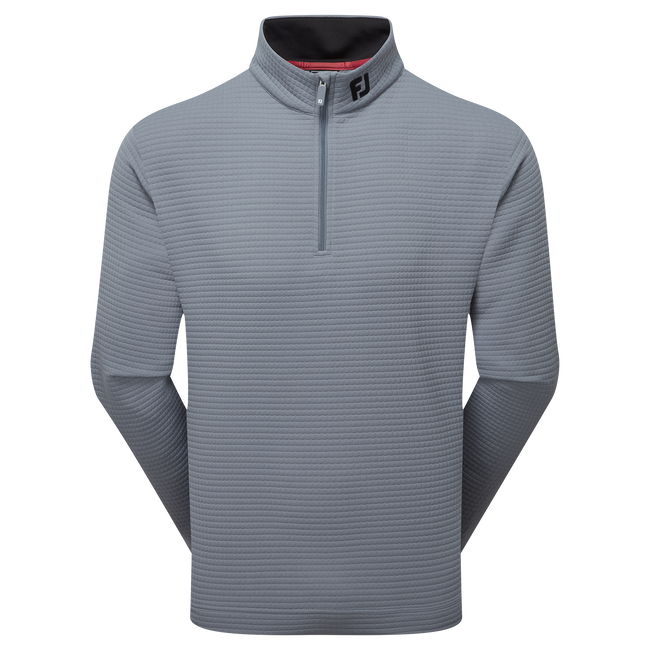 [34102S] FootJoy Mens Golf Jersey | Quilt Texture Chill-Out | Flint (S)