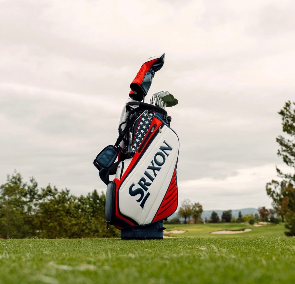 [SKUIQ171] Srixon Golf Bag | The US Open 2025 Stand | Navy/White/Red