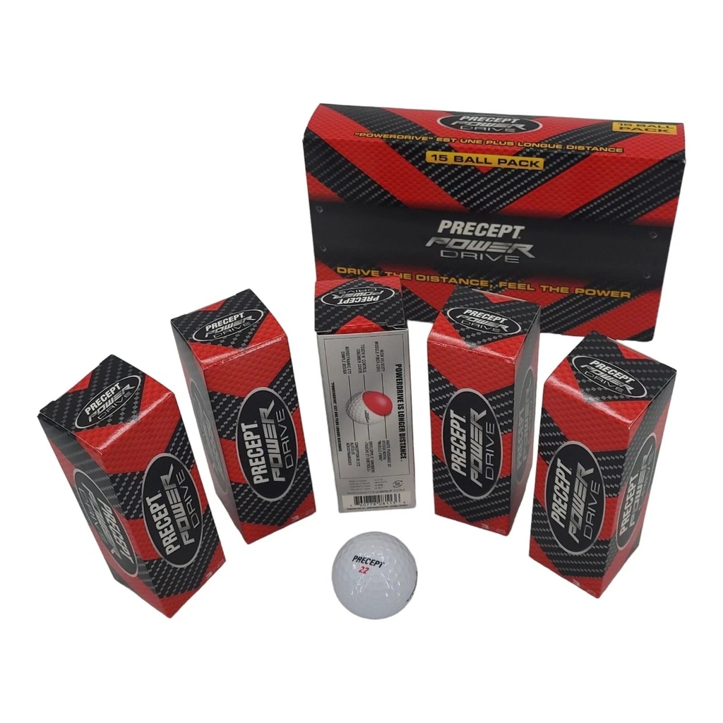 [BG019] Bridgestone Golf Balls | Power Drive 15-Ball Pack | White