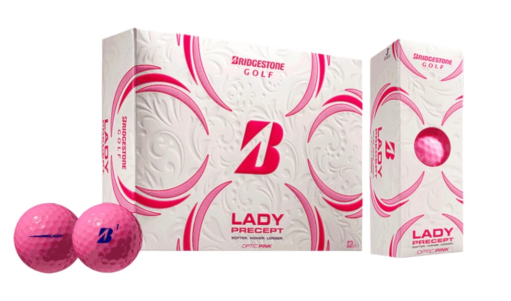 [BG025] Bridgestone Golf Balls | Lady Precept Sleeve | Pink