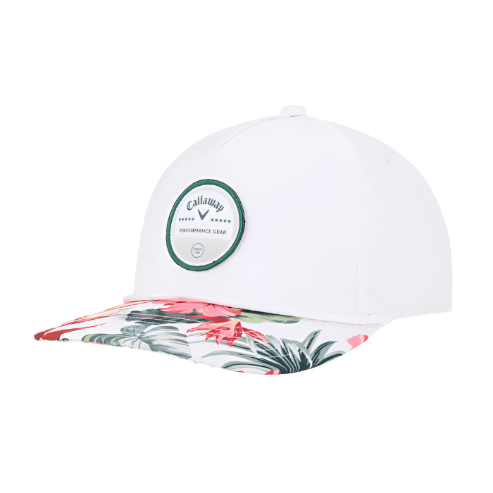 [4001415G-224] Callaway Men's Golf Cap | Bogey Free | White/Tropical