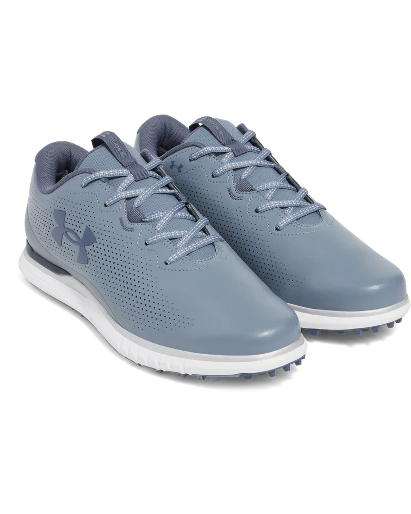 Under Armour Mens Golf Shoes | Glide 2 Spikeless | Grey-Grey-white