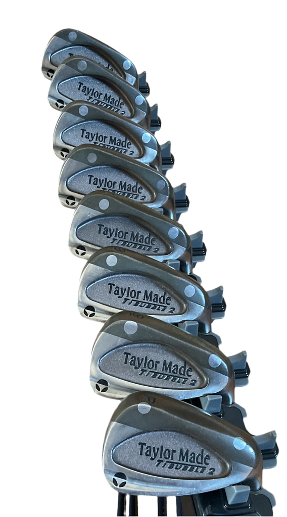 PRELOVED TAYLORMADE GOLF CLUBS | IRONS | BUBBLE 2 3-PW RH