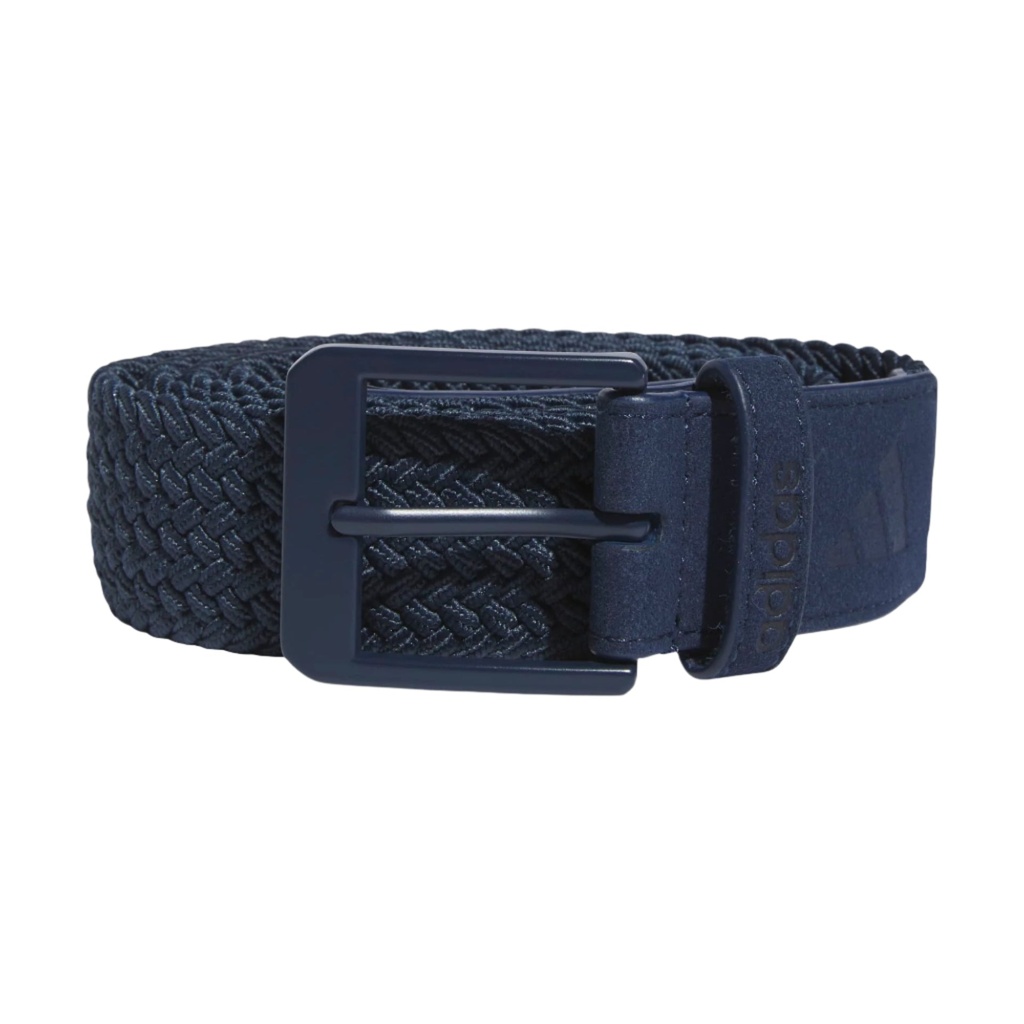 [HS5558-1] Adidas Mens Golf Belt | Braided Stretch | Navy (L/XL)