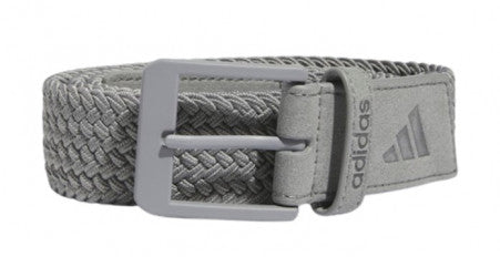 [HZ4311-2] Adidas Mens Golf Belt | Braided Stretch | Grey (L/XL)