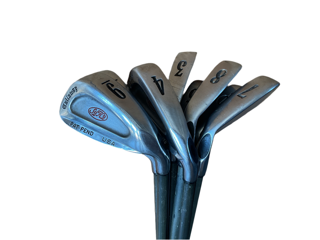 [SEC 1223] PRELOVED  CALLAWAY GOLF CLUBS | IRONS | S2-H2 PAT PEND USA 3-SW RH