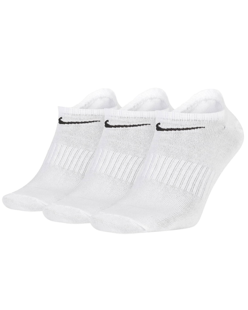 [SX7678-100] Nike Men's Socks | Everyday Lightweight | No Show | 3 Pack (S)