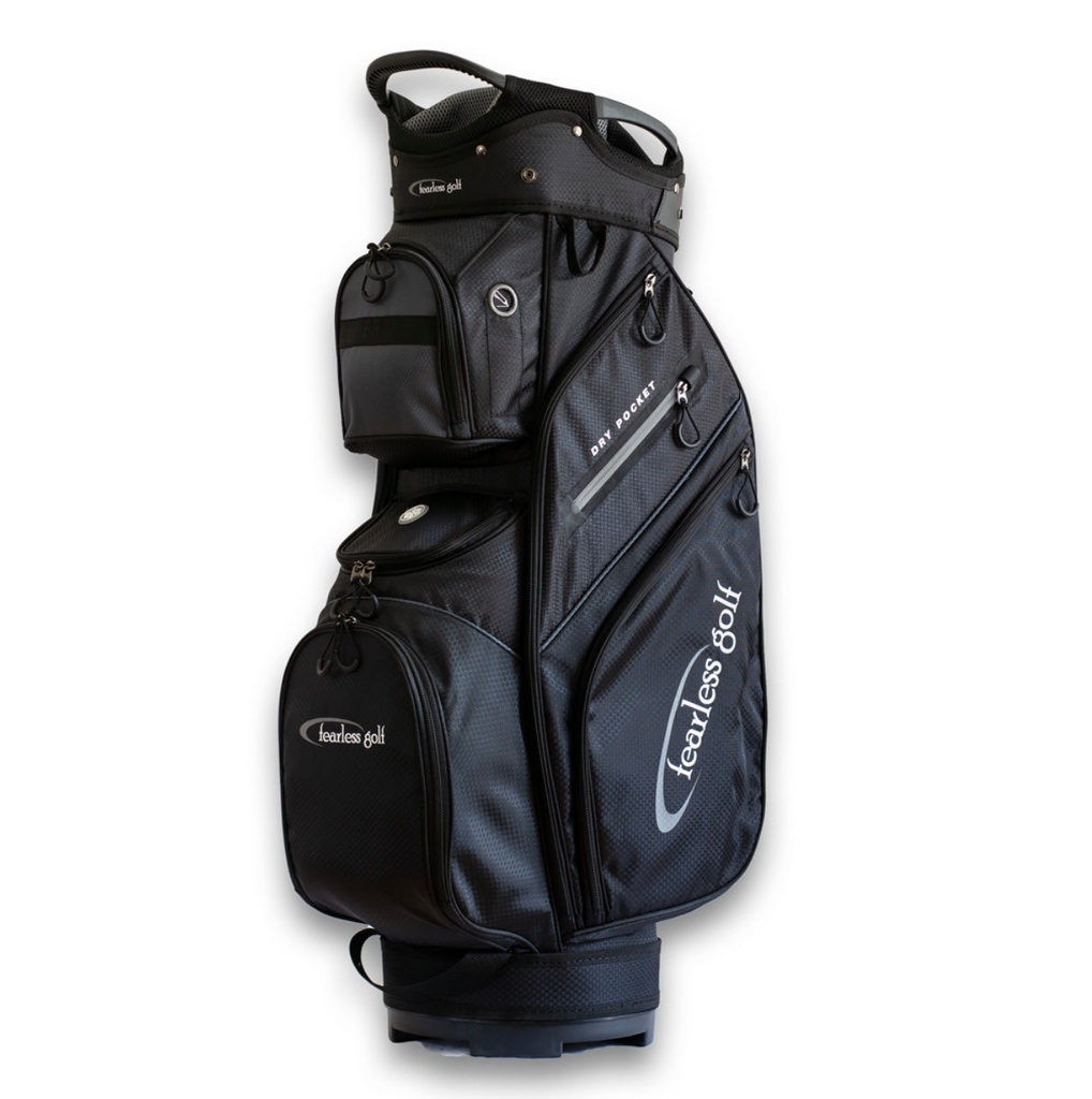 [1012404] Fearless Golf Bag | Fairway 14 | Premium Cart | Black