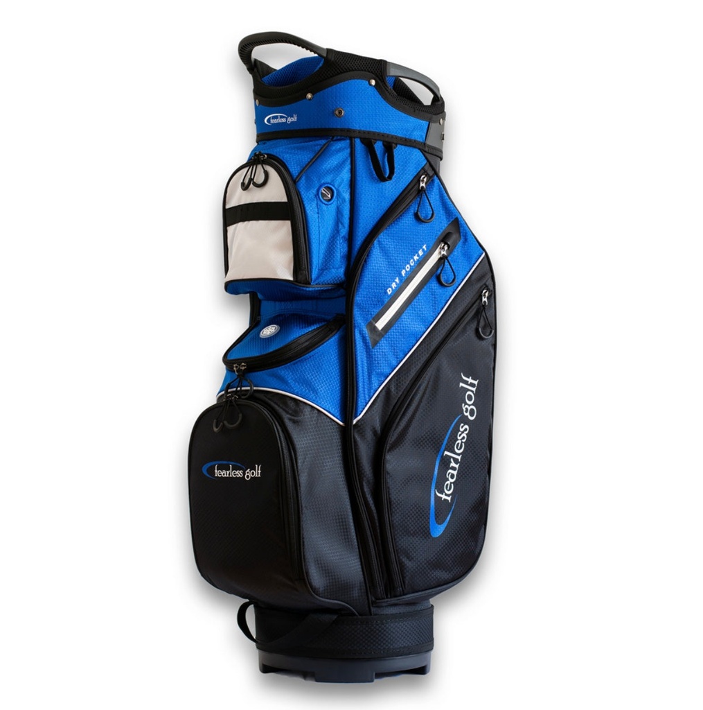 [1012402] Fearless Golf Bag | Fairway 14 | Premium Cart | Black/Royal