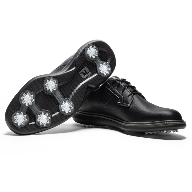 Footjoy Men's Golf Shoes | Traditions | Black/Black/Black 2c