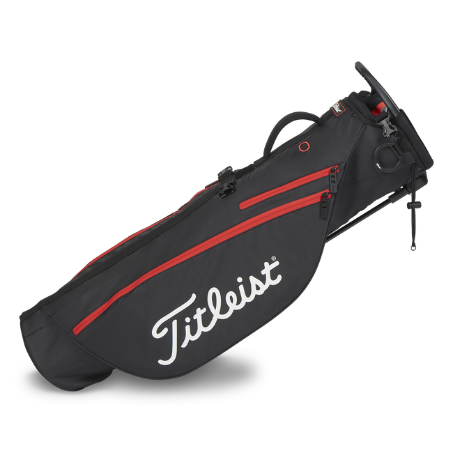 [TB23CY101] Titleist Golf Bag | Premium Carry | Black/Red