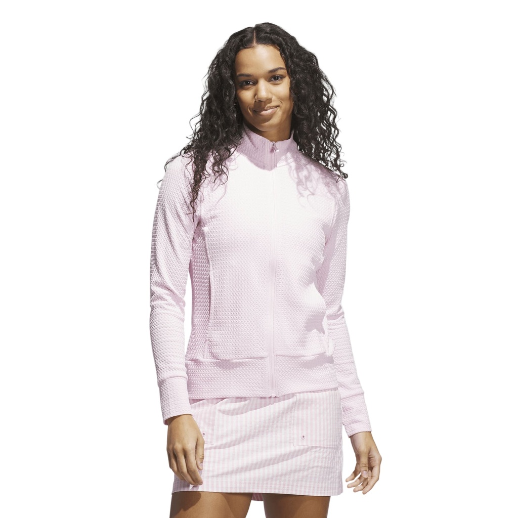 [JN5790] Adidas Womens Jacket | Ultimate 365 Textured | Clear Pink (S)