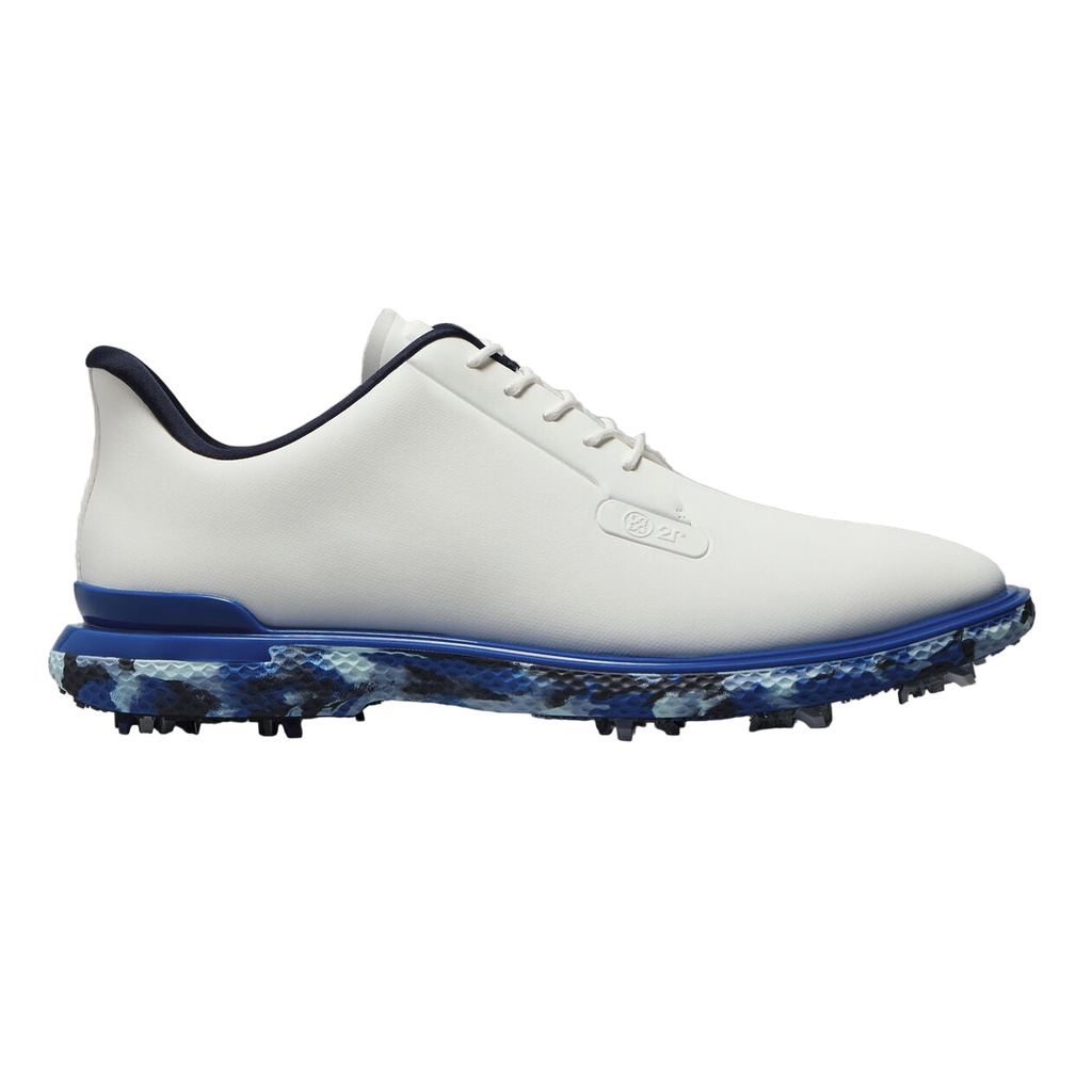 [6001426G-15] G-Fore Mens Golf Shoe | Gallivan G-Lock | Camo Sole | Snow-Navy (UK9.5)