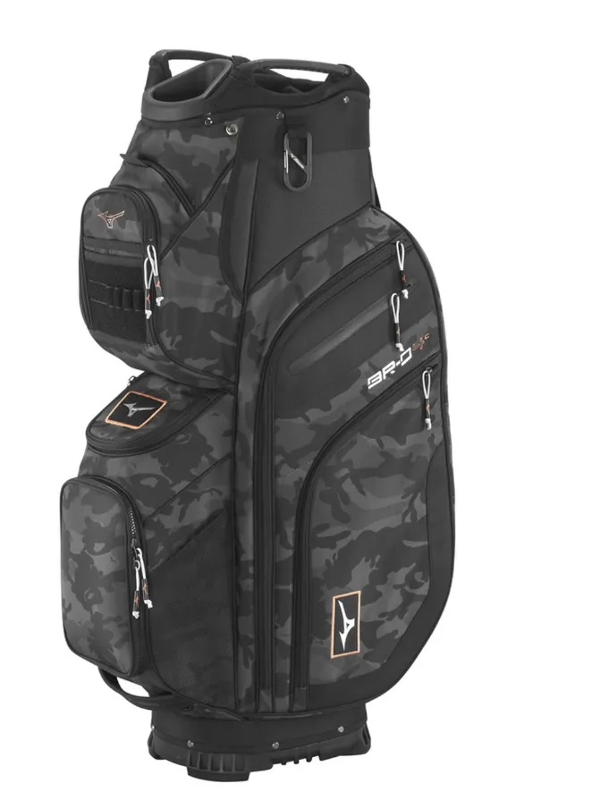 [1000039-42] Mizuno Golf Cart Bag | BR-D4 24 | Black Camo-Copper
