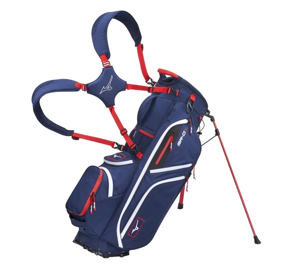 [1000037-35] Mizuno Golf Stand Bag | BR-DX 24 | Navy-Red