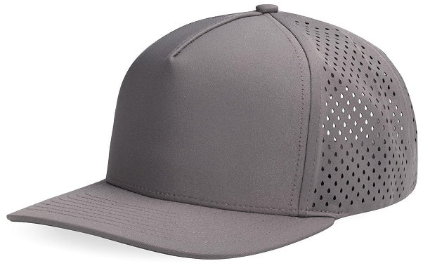 [CAP730-C0178-1SZ] Alpha - 5 Panel Performance Cap with Laser Hole Detaill c8