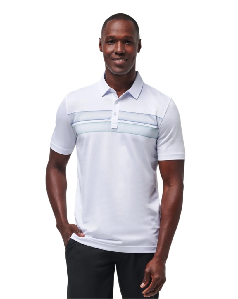 [2708496GS] Travis Mathew Mens Golf Shirt | Ocean Time (S)
