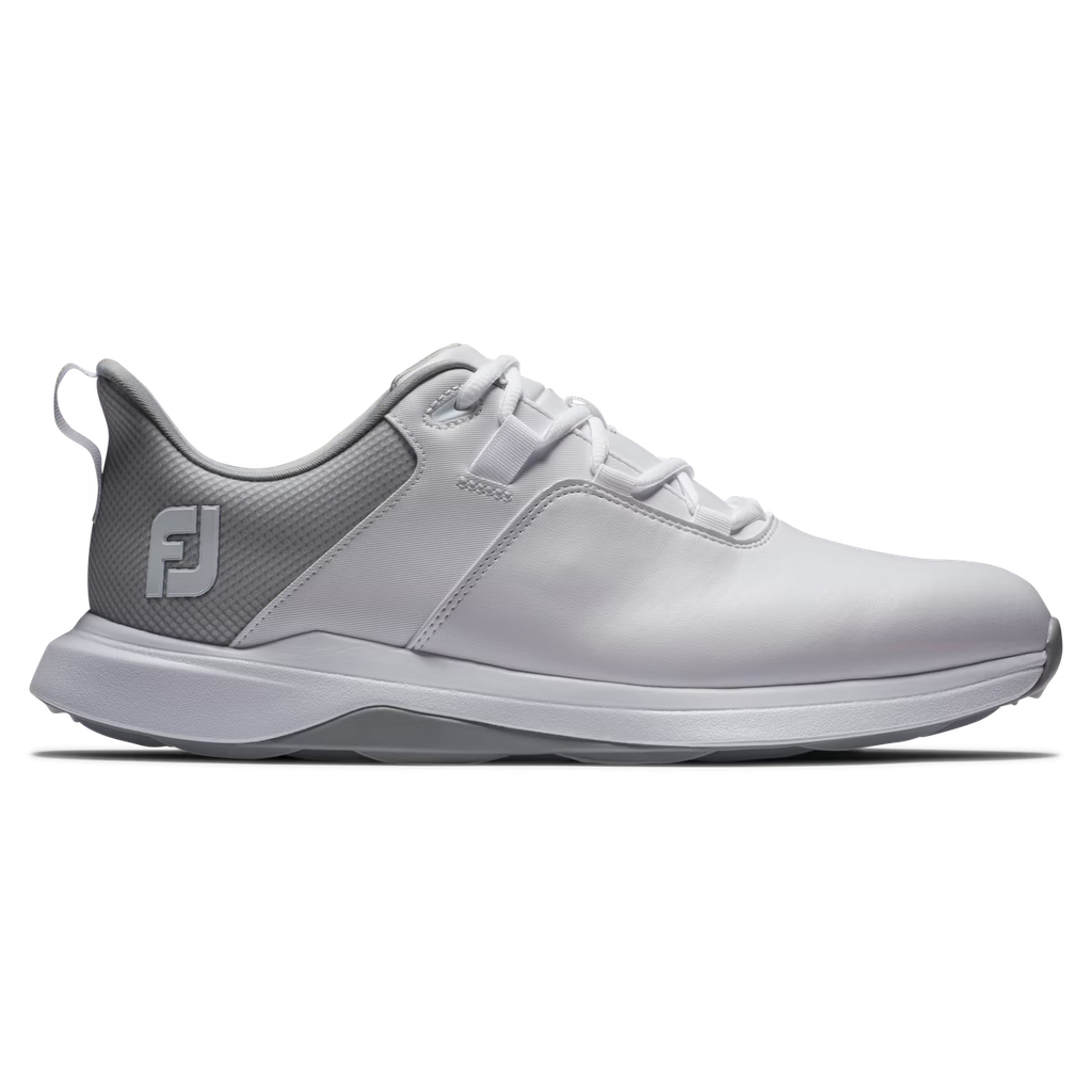 [56923M7] Footjoy Men's Golf Shoes | Prolite (White/Grey, UK7)