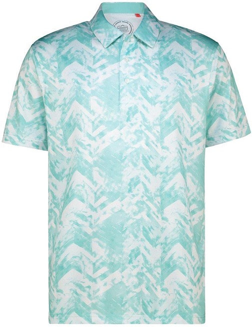 Mens Ikat Dry Tech Performance Golfer Polo Shirt f3