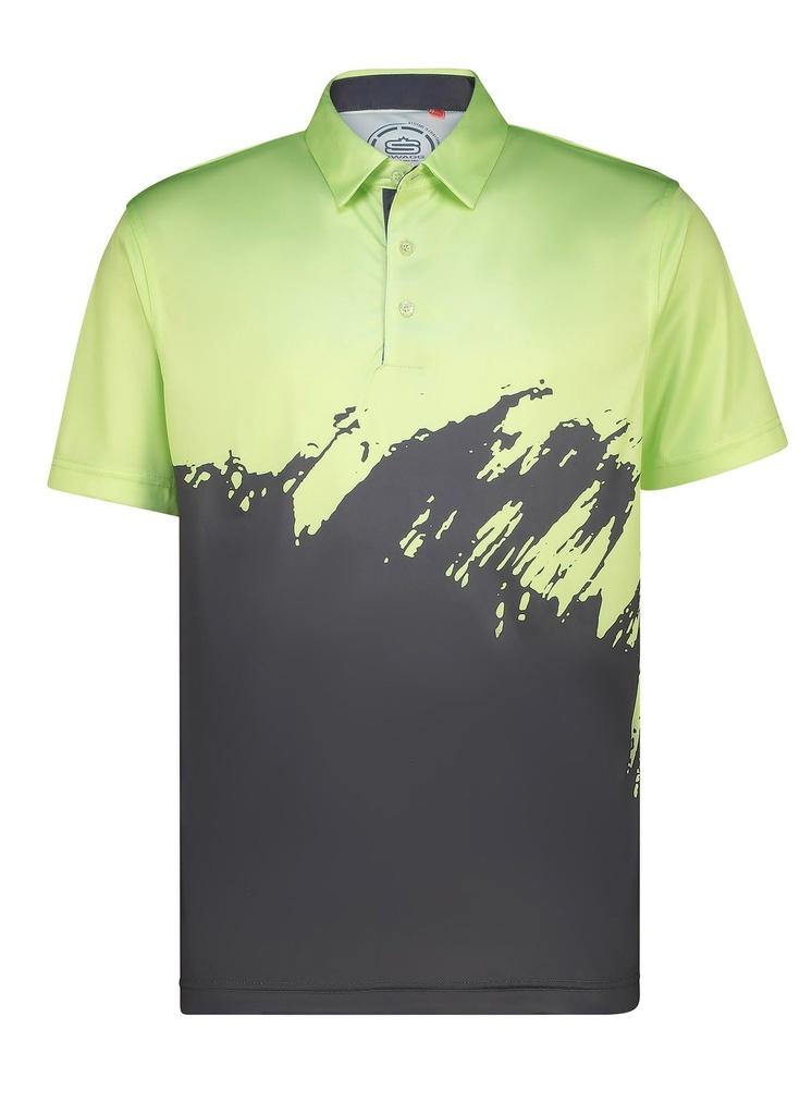 Mens Edge Dry Tech Performance Golfer Polo Shirt