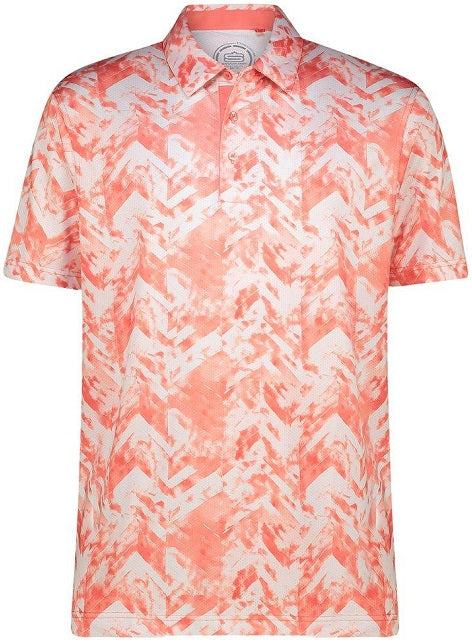 Men's Ikat Dry Tech Performance Golfer Polo Shirt 1d