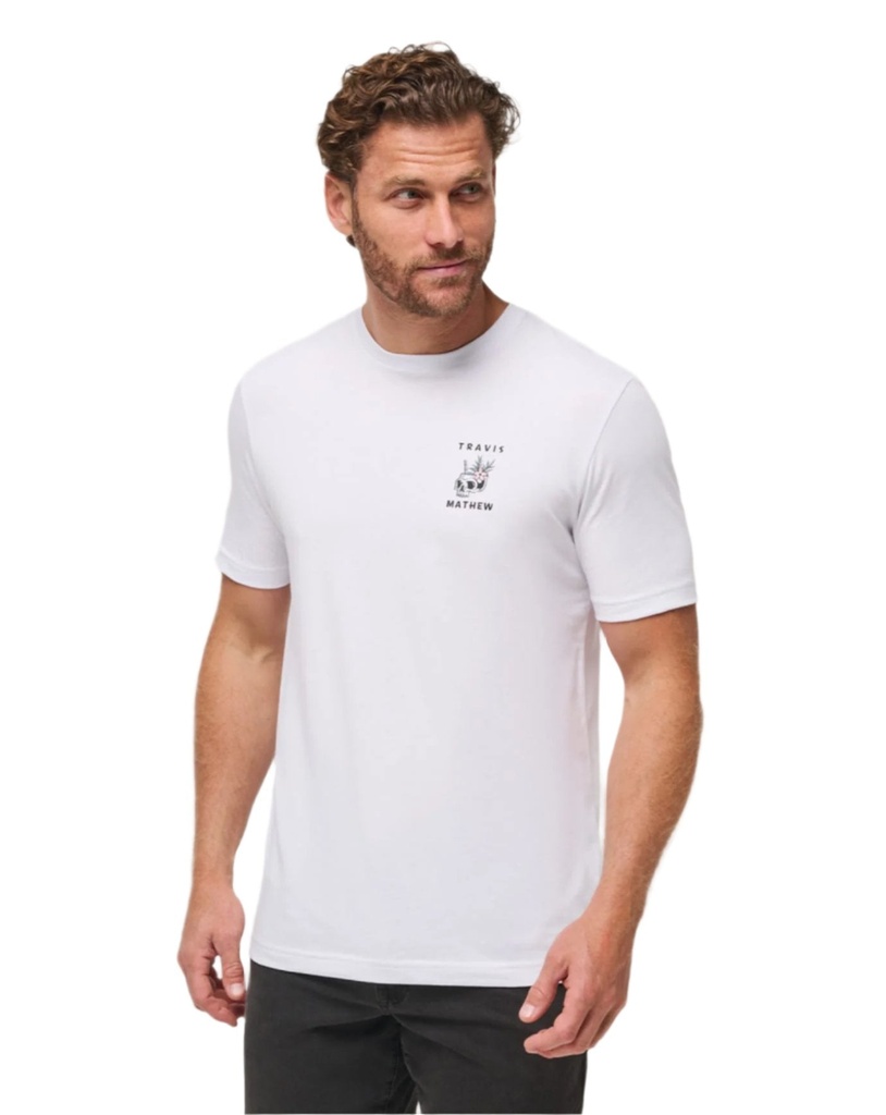 [2708501GS] Travis Mathew Mens T-Shirt | Pineapple Drinks (S)
