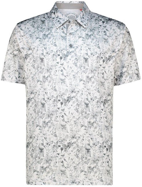 Men's Photo Flora Dry Tech Performance Golfer Polo Shirt 32