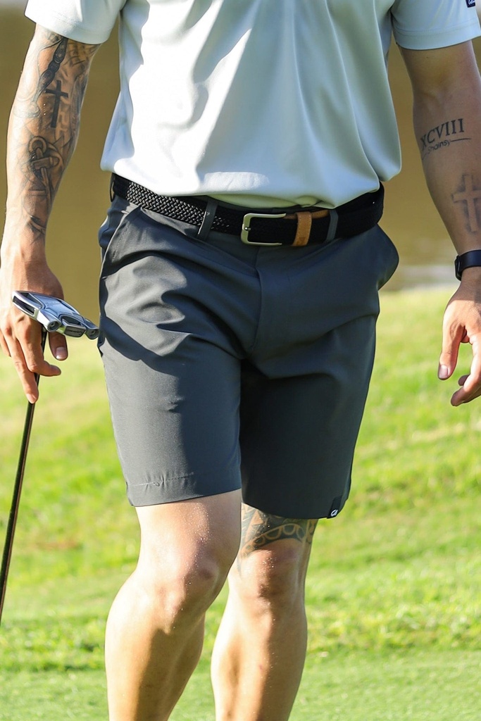 Custom Apparel Mens Golf Shorts | Pure Motion | Shadow Grey