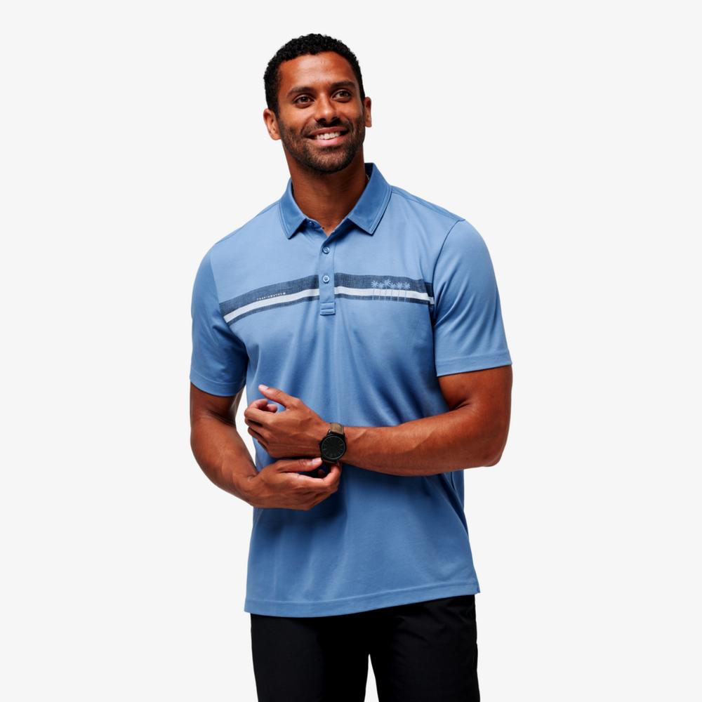 [2708497GS] Travis Mathew Mens Golf Shirt | Under a Palm (S)