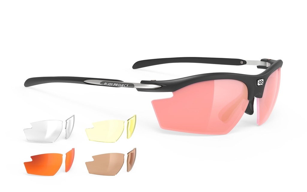 [SP530306-S005] Rudy Project Sunglasses | Rydon (Rydon Matte Black - Racing Red + Laser Copper + Action Brown +Yellow + Transparent)