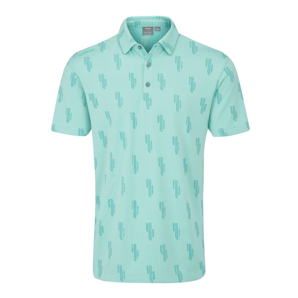 [20ARZ-AB-S] Ping Men's Golf Shirts | Arizona Polo | Aruba Blue (S)