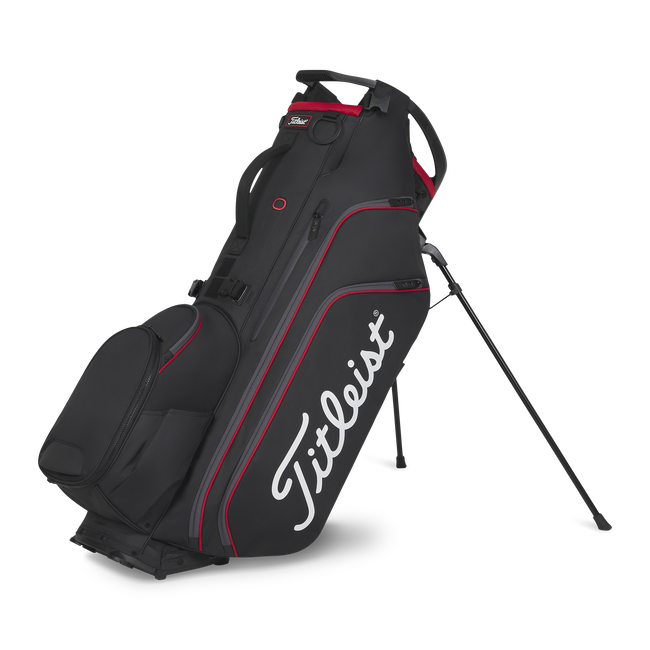 Titleist Golf Bag | Hybrid 14 | Stadry Stand | Black-Black-Red