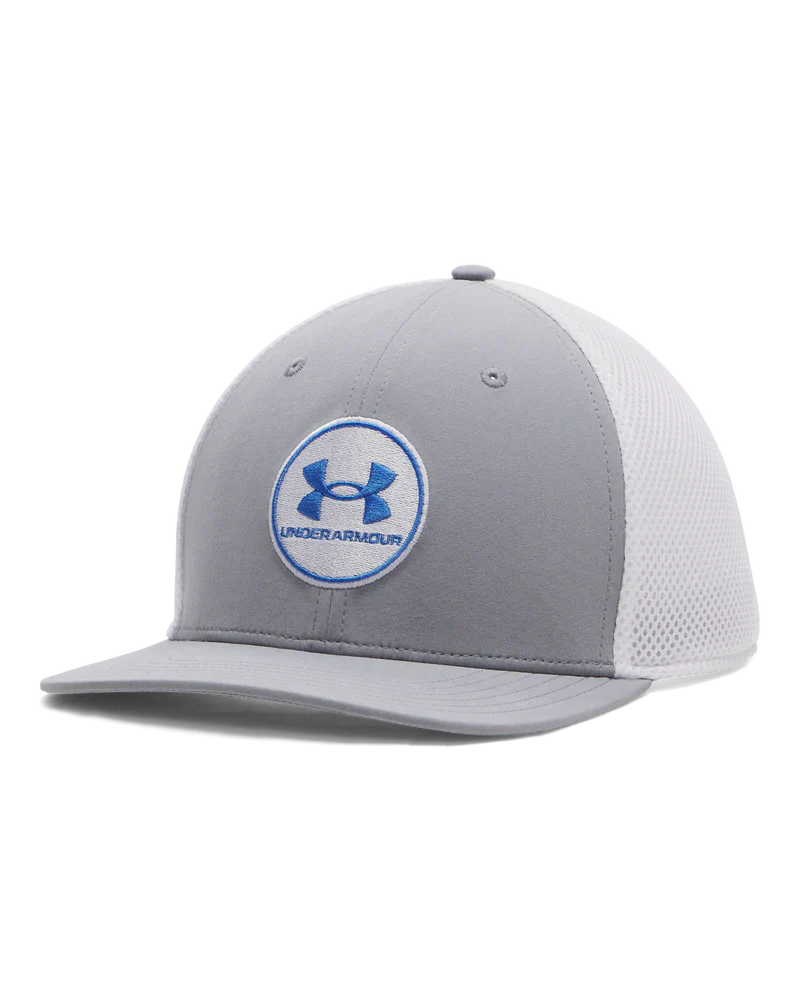 [1389887-035-L/XL] Under Armour Men`s Cap | ISO Chill Drive Low Stretch Fit Cap | Steel (L/XL)
