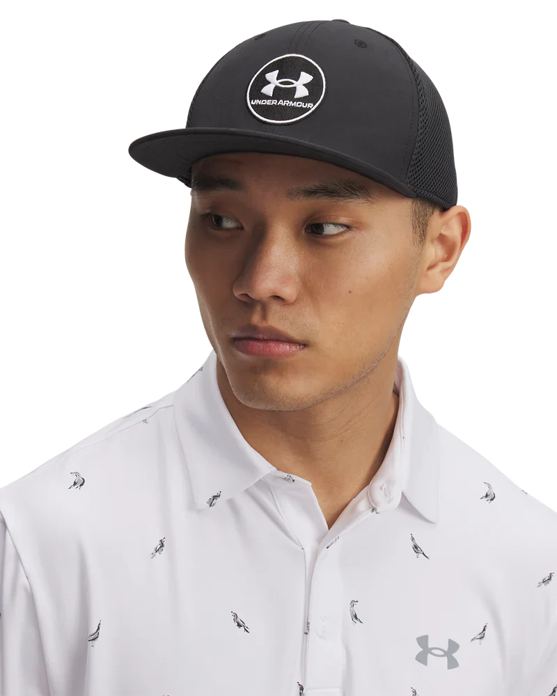 [1389887-001-L/XL] Under Armour Men`s Cap | ISO Chill Drive Low Stretch Fit Cap | Black (L/XL)