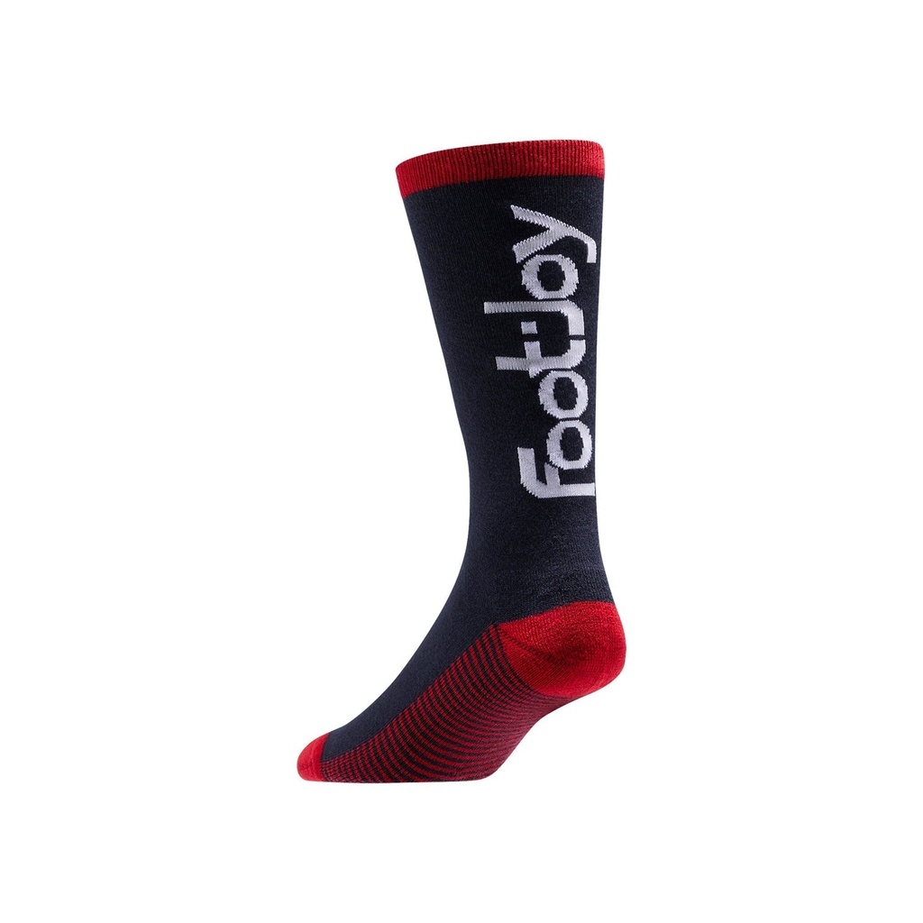 Footjoy Mens Golf Socks | Prodry Heritage Crew | Navy-Red-White