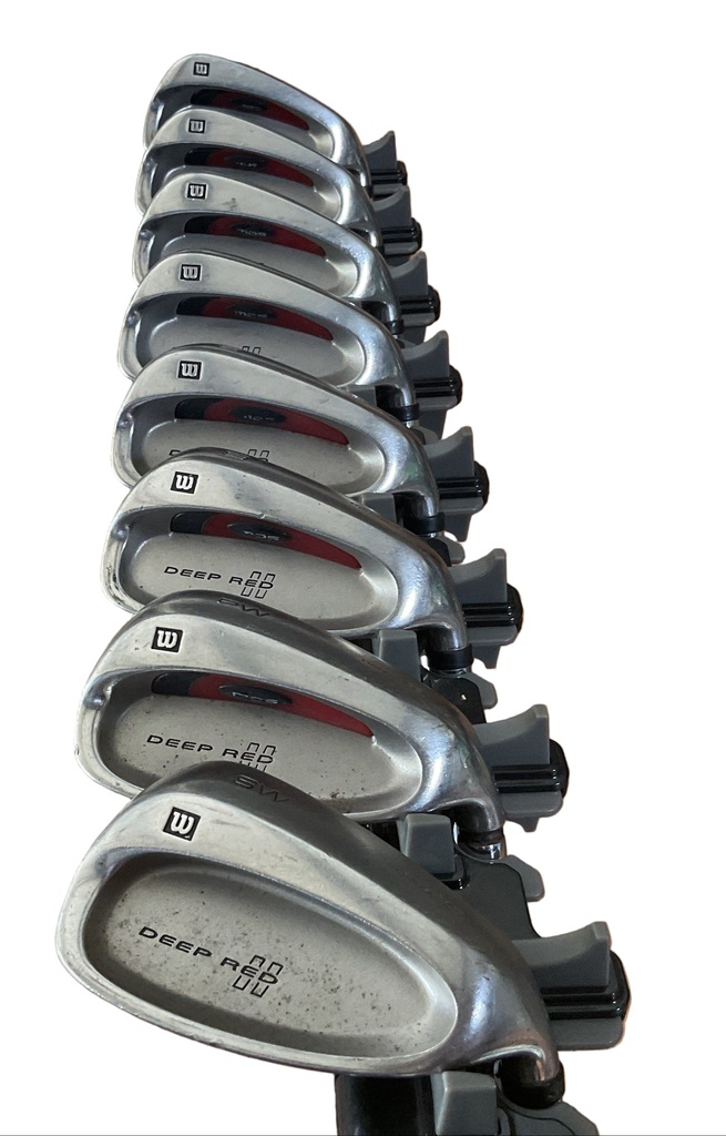 PRELOVED WILSON GOLF CLUBS | IRONS | DEEP RED RH