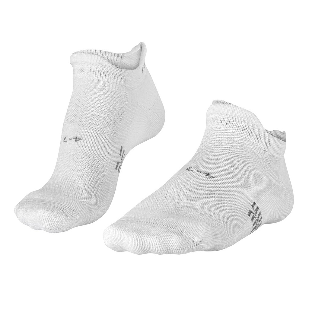 [8502-0200-12-10] Falke Golf Socks | Hidden Luxe (White, 8 to 12)
