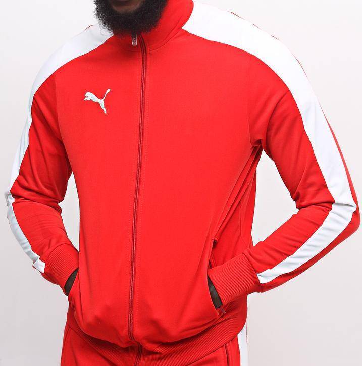 [70366303-L] MEN'S PUMA FOREVER FASTER  T7 JACKET - RED (L)