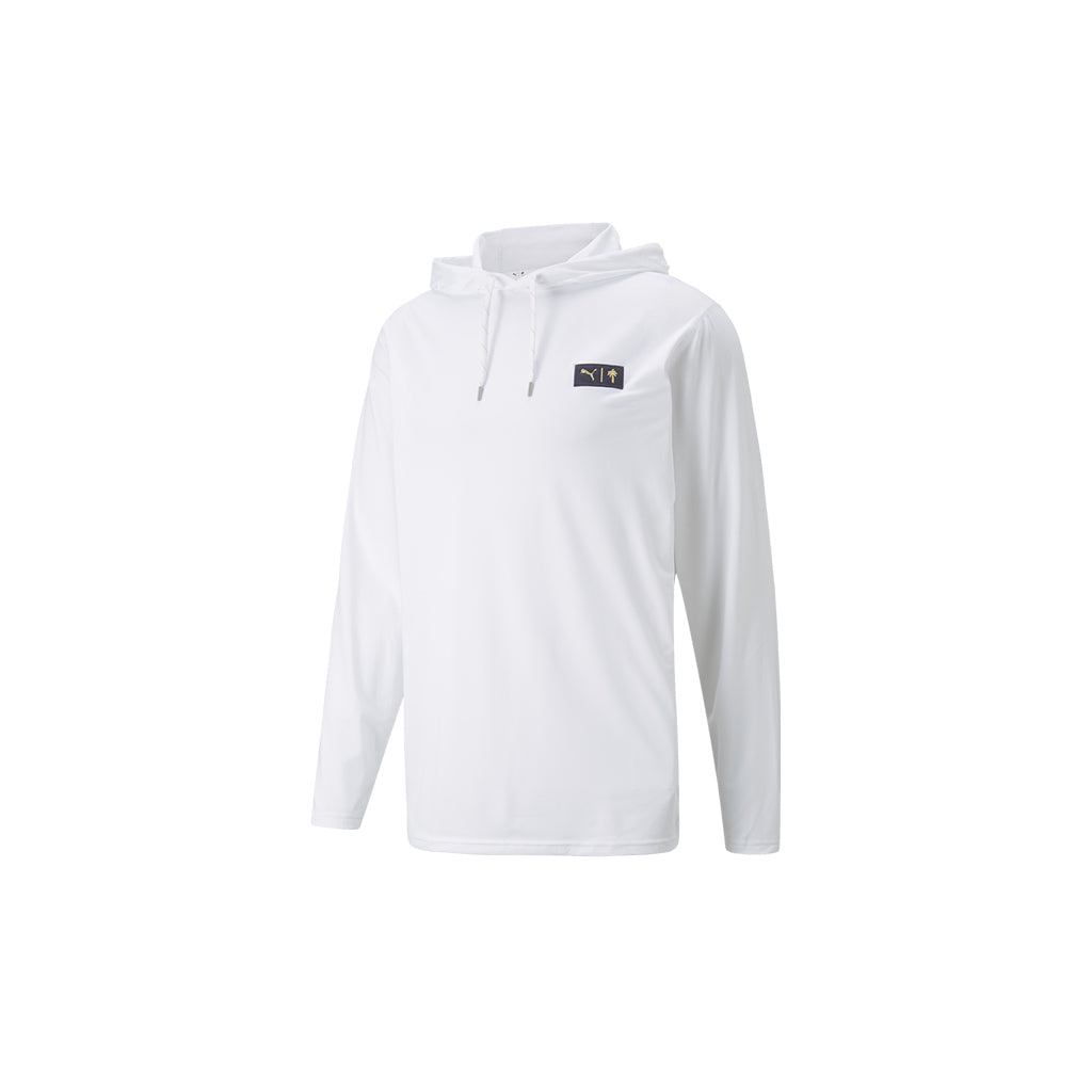 [53408602-XS] MEN'S PUMA PTC LIGHTWEIGHT HOODIE - BRIGHT WHITE (XS)