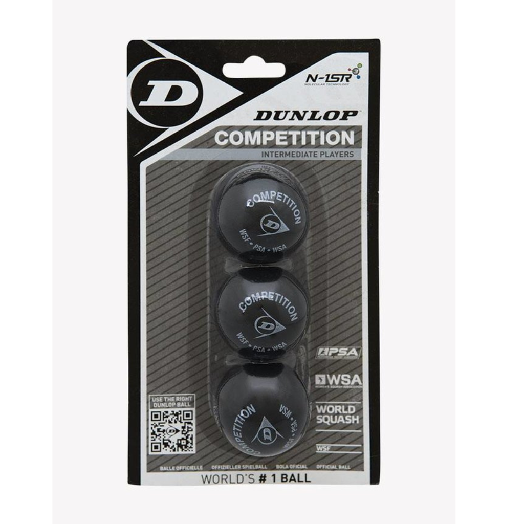 [DSBPRO] DUNLOP SQUASH BALLS COMP 3 BALLS