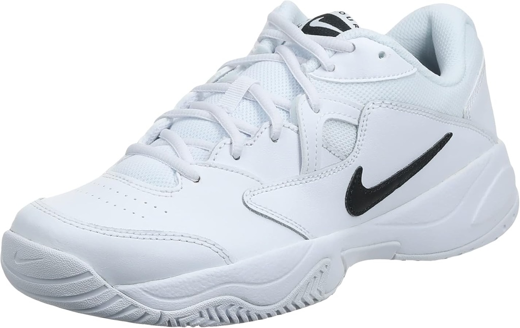 [17402362] MEN'S NIKE COURT LITE 2 TENNIS SHOES - WHITE/BLACK (UK7)