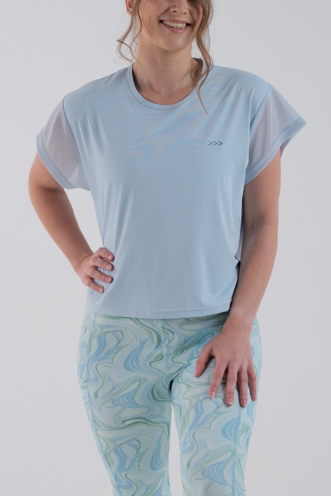 [18B-S] LADIES VERBE KNIT T-SHIRT - 18B (S)